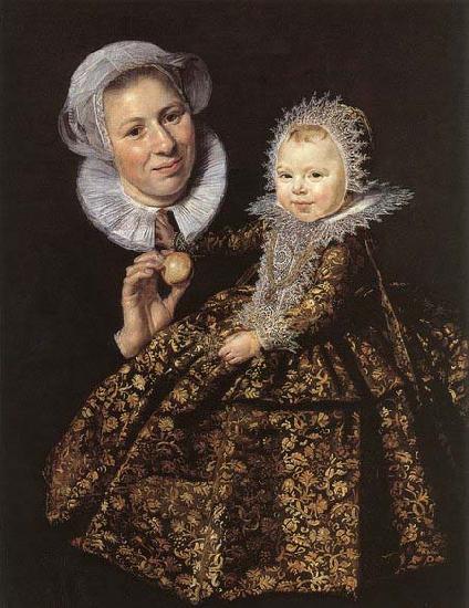 Frans Hals Catharina Hooft with her Nurse oil painting image